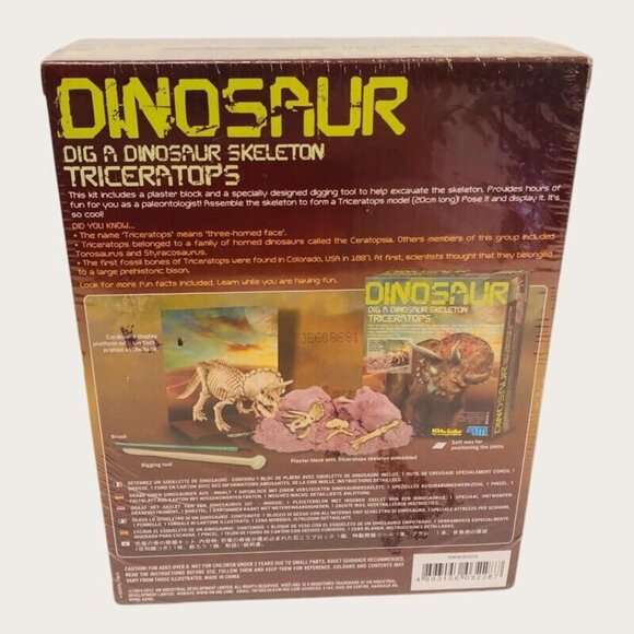 Dig A Dinosaur Skeleton Triceratops Kit Ages 8+ Science STEM Homeschool New - Picture 2 of 2